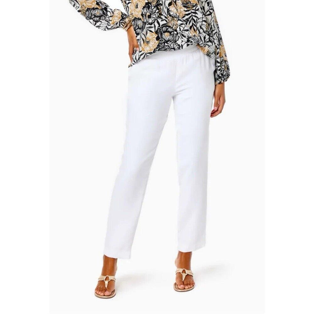 NWT Lilly Pulitzer‎ Women's 29" Alaura Pant Pull On Coconut Pockets Size L